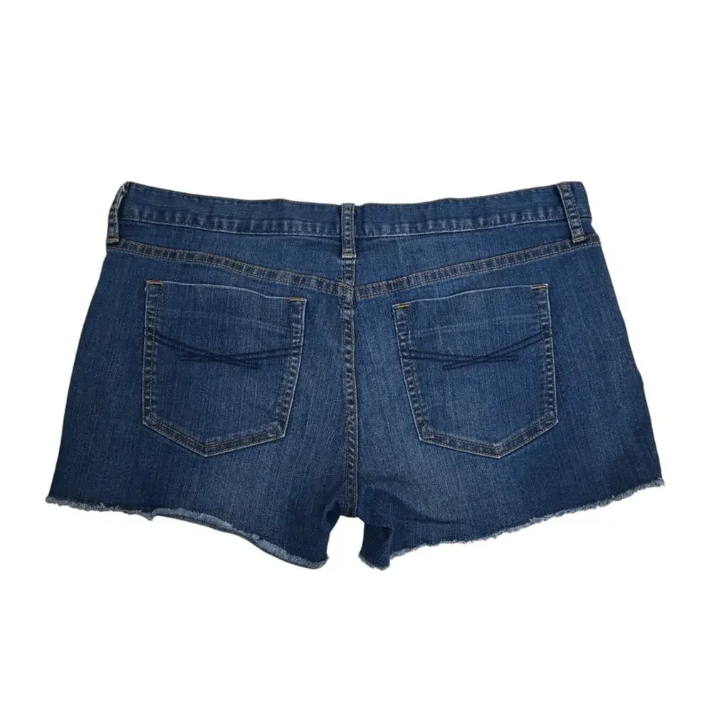GAP 1969 Women's 29/8 Side Zip Cutoff Denim Jean Shorts